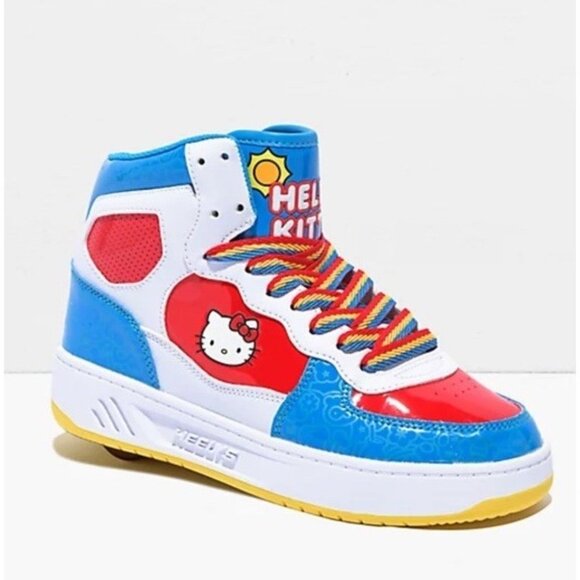 Heelys x Hello Kitty Rezerve Ex Blue & White Lace up Shoes Youth 8 / W 9 Skater - Picture 1 of 8